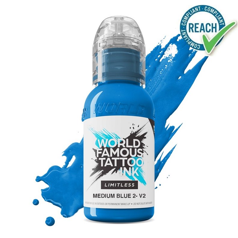 WORLD FAMOUS Inchiostro Limitless Blu Medio 2 - 30ML WORLD FAMOUS Inchiostro Limitless Blu Medio 2 - 30ML