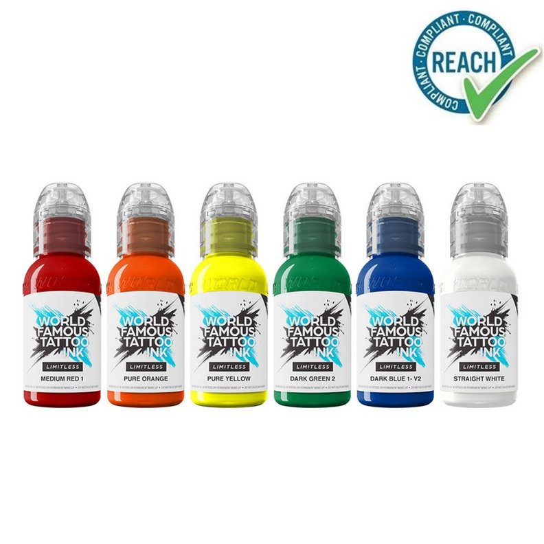 Kit inks WORLD FAMOUS Limitless - Simple Set - 30ml Kit inks WORLD FAMOUS Limitless - Simple Set - 30ml