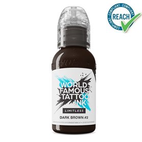 WORLD FAMOUS Inchiostro Limitless Marrone scuro 2 - 30ML