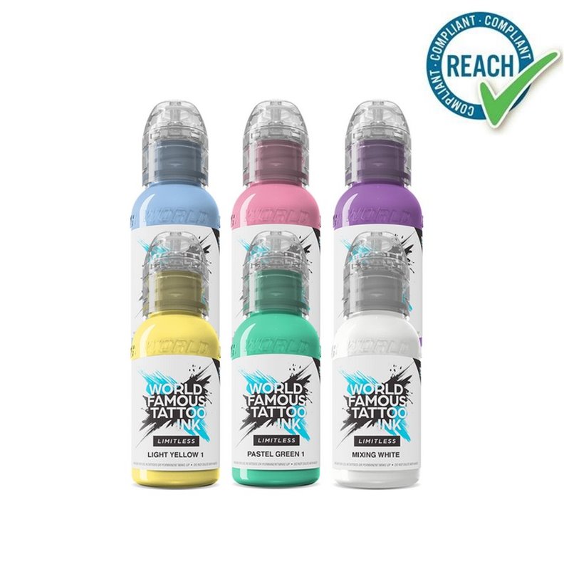 Kit inks WORLD FAMOUS Limitless - Pastel Collection - 30ml