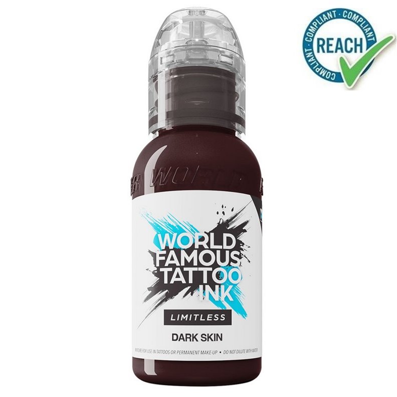 WORLD FAMOUS Inchiostro Limitless Pelle Scura - 30ML WORLD FAMOUS Inchiostro Limitless Pelle Scura - 30ML