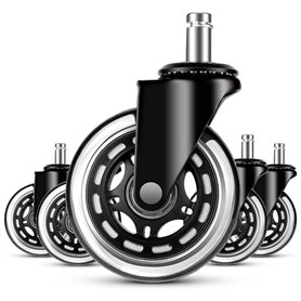 Silent castors for stool