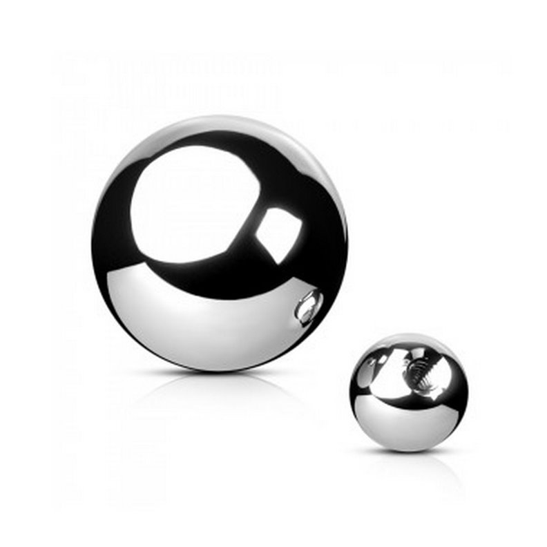 Silver screw-in piercing ball Silver screw-in piercing ball