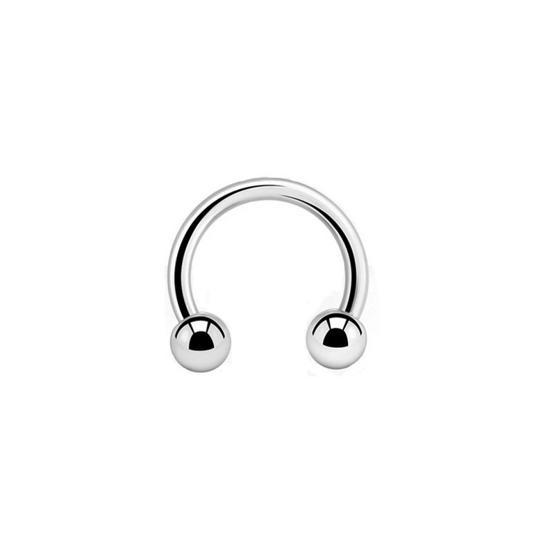 Barbells circular piercing jewellery in Titanium