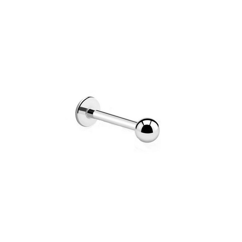Labret piercing jewellery in Titanium