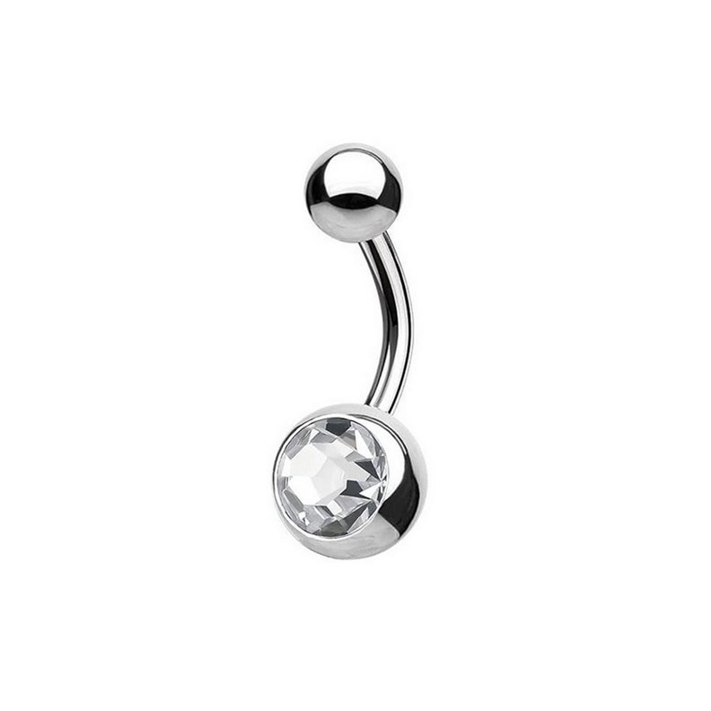 Titanium Crystal Navel Piercing Jewellery Titanium Crystal Navel Piercing Jewellery