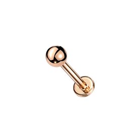Jewellery piercing Labret Rose Gold 316L