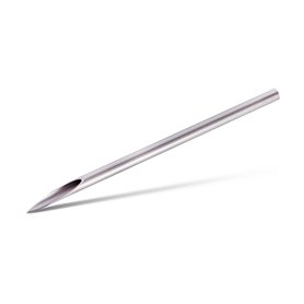 Sterile needle with internal thread